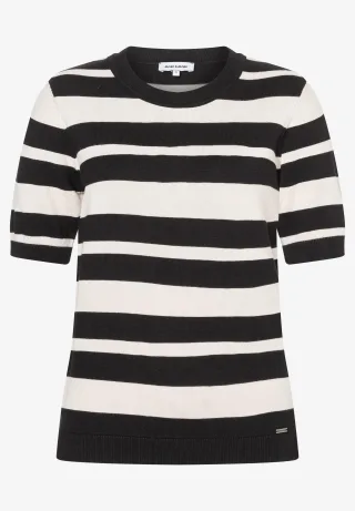 MORE & MORE - More & More 61811470 2375_marine_offwhite_knitted_block 2375_marine_offwhite_knitted_block - Gr. - 40