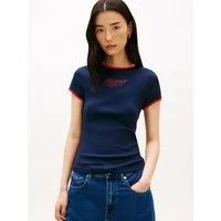 Tommy Hilfiger Kurzarmshirt TILT GRAPHIC SLIM C-NK SS TEE