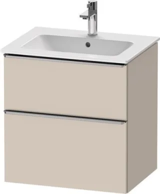 Duravit D-Neo Waschtischunterbau wandhängend Taupe Matt 610x462x625 mm - DE4361070910000 DE4361070910000