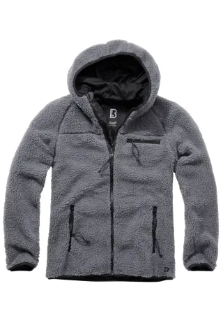 Brandit Anorak "Brandit Herren Teddyfleece Worker Jacket" 1 Stk. tlg. mit Kapuze