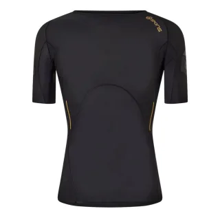 Skins - "A400" Kompressions-Shirt für Herren, Performance, Training (Schwarz)