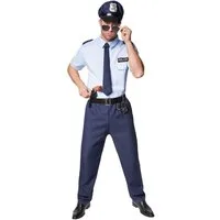 dressforfun Kostüm Herrenkostüm Police Officer, Cooles Hemd mit Police-Aufdruck