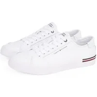 Tommy Hilfiger CORE CORPORATE VULC LEATHER Sneaker, Freizeitschuh, Halbschuh, Schnürer mit Logoschriftzug