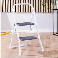 Haushalt International Klapptritt Klapptritt 2-stufig Arbeitshöhe: ca. 47cm (1-St)