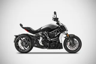 ZARD Sport Auspuff Full Kit BLACK Edition Keramik mit Kat Edelstahl Ducati XDiavel Bj. 2016-2020 EURO-4 +ABE