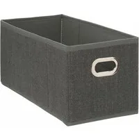 5five Simply Smart Aufbewahrungskorb Mix N Modul, Dunkelgrau meliert, 15 x 31 cm