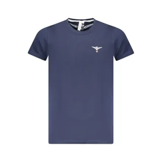 Accademia Militare Blau Baumwolle Herren T-Shirt