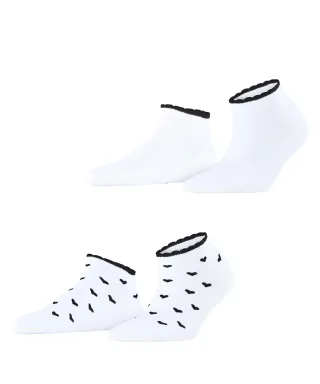 ESPRIT socks & tights - Esprit Little Hearts 2-Pack Damen white - Gr. - 40.5