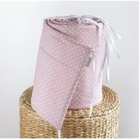 Loolay Bettnestchen 2026 TREND Muster Babybett BETTUMRANDUNG 420, 360, 210, 180 x 30cm, (Neugeborene Baby Erstausstattung PREMIUM Geschenk HASE, ROSE, IGEL, HERZ, Bärchen, Babybett Umrandung Kopfschutz Nestchen Babynest für Mädchen und Junge), 100% E