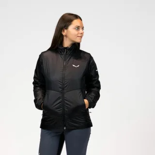SALEWA - Puez 3 Tirolwool zip-in Jacke Damen - Schwarz (Gr.40)