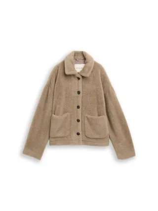 Tom Tailor - Jacke mit aufgesetzten Taschen grau - Gr. - L