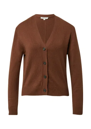 s.Oliver Red Label - Strick-Cardigan aus Wollmix braun - Gr. - 46