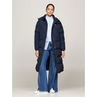 Tommy Jeans Steppmantel TJW ALASKA LONG PUFFER EXT Kunstfaser