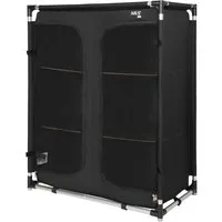 NILS CAMP Campingschrank NC3034 Reiseschrank faltbar mit 3 Regalböden und Transporttasche