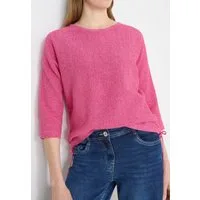 CECIL 3/4 Arm-Pullover mit seitlicher Raffung und Bindebändern