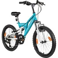Galano Mountainbike FS180, 6 Gang, Kettenschaltung, 20 Zoll Kinderfahrrad ab 6 Jahre 120-135 cm für Mädchen und Jungen