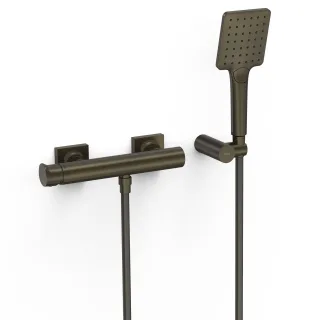Tres Einhebel Brausemischer Anti Kalk Handbrause: 96x110 mm , 22116701KMB 22116701KMB
