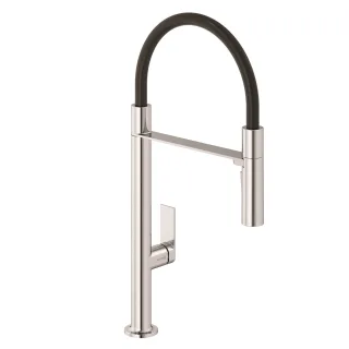 KLUDI-QORD Spültisch-Einhandmischer flexibler abnehmbar Auslauf Chrom 568590575