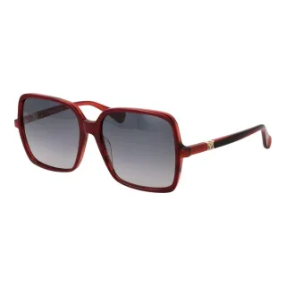 Max Mara Burgunder Acetat Sonnenbrille