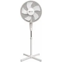 BURI Standventilator Standventilator Ventilator Windmaschine Luftkühler 45W Weiß Lüfter