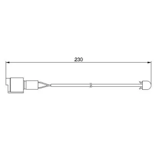 Bosch Warnkontakt f?r Bremsbel?ge BMW 5er 6er 7er 8er 1987474910