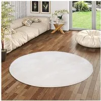 Snapstyle Hochflor-Teppich Hochflor Shaggy Teppich Feeling Mix Rund, Rund, Höhe: 48 mm
