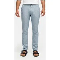 Indicode Leinenhose Herren INGuy Sommerhose Leinen Herrenhose moderne Stretchhose mit schmalen Schnitt