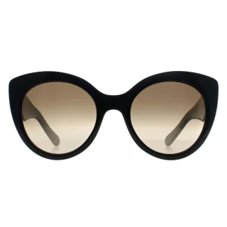 Salvatore Ferragamo Cat Eye Damen Schwarz Gancini Grau SF964S