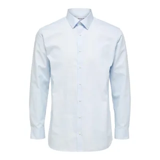 Marke: Selected Geschlecht: Männer Typ: Hemden Farbe: Hellblau Muster: Einfarbig Ärmel: Langärmelig Kragen: Klassisch Verschluss: Knöpfe Saison: Frühling/Sommer