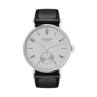 Nomos Glashütte Unisexuhr Tangente neomatik platingrau 189