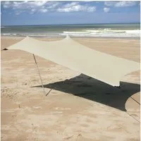 Meister Werkzeuge Sonnensegel Sonnensegel Strandzelt Sonnenzelt 210x210cm mit Tragetasche, Vielfältig einsetzbar