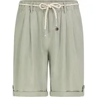 Eight2Nine Bermudas Damen Bermuda-Shorts mit Kordel Kurze Leinen-Viskose Shorts mit dekorativer Kordel, Seitentaschen