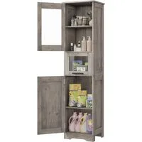 GarveeMore Hochschrank Badezimmerschrank Badschrank Badkommode Badezimmermöbel