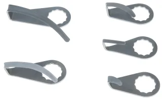 KS Tools Schaberklinge, gebogen, geschwungen, Klingenlänge 90mm - 515.5096