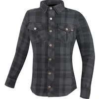 Bogotto Motorradjacke Forgewood Damen Motorrad Hemd protektoren weitenverstellbar