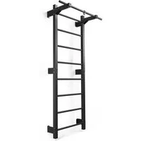 K-SPORT Sprossenwand Fitness-Sprossenwand aus Metall mit Klimmzugstange