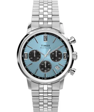 Timex Marlin Silber Herren Armbanduhr TW2Y66500