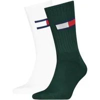 Tommy Hilfiger Socken TH UNI TJ SOCK 2P FLAG (2-Paar, 2 Paar) mit großem Logo