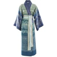 Bassetti Kimono BRUNELLESCHI, midi, Baumwolle, Gürtel, aus satinierter Baumwolle