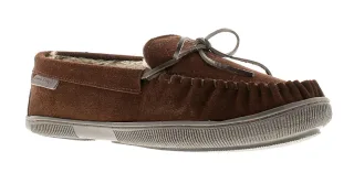 Hush Puppies ace Leder Herren Pantoffeln voll Schokolade