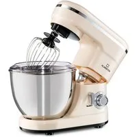 Klarstein Küchenmaschine mit Kochfunktion, 1200 W, 4 l Schüssel, Küchenmaschine Knetmaschine Teigmaschine Teigknetmaschine Standmixer