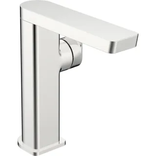 Hansa Hansastela Waschtischarmatur 57142273 chrom, Hebel seitlich, ohne Ablaufgarnitur, Ausladung 134mm
