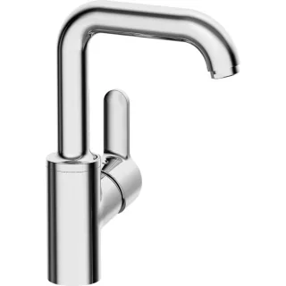 Hansa Waschtischarmatur Hansaprimo 49552203 chrom, schwenkbarer Auslauf, ohne Ablaufgarnitur