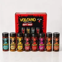 Candy & Bar Saucen HOT-CHIP Volcano Chili-Saucen Geschenkset – 8 × 270 ml