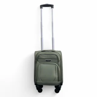 Leichtgewichtige Nylon-Softshell 4-Rad Unterseat Kabinenkoffer Urlaubskoffer