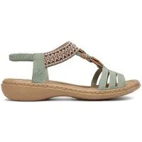 Rieker Rieker Damen-Sandalen Grün 61855-52 Sandale