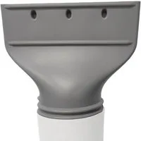 FOUORTUNATE-BEE Anschlussstück Flachkanal Schlauchverbinder 130/150 mm für Klimaanlage Abluftrohr, Abluftadapter für Fenster, Trockner, Dunstabzug und Klimageräte