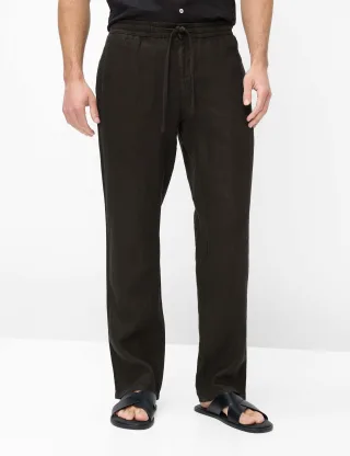 Brax Herren Flatfronthose Style ELIAS BLACK, schwarz, Gr. 35/30