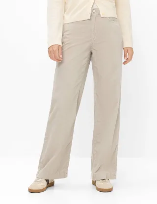 Brax Damen Cordhose Style MAINE DARK ECRU, hellbeige, Gr. 44K