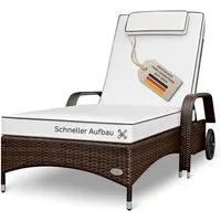 RS Trade Gartenliege Sonnenliege Imola